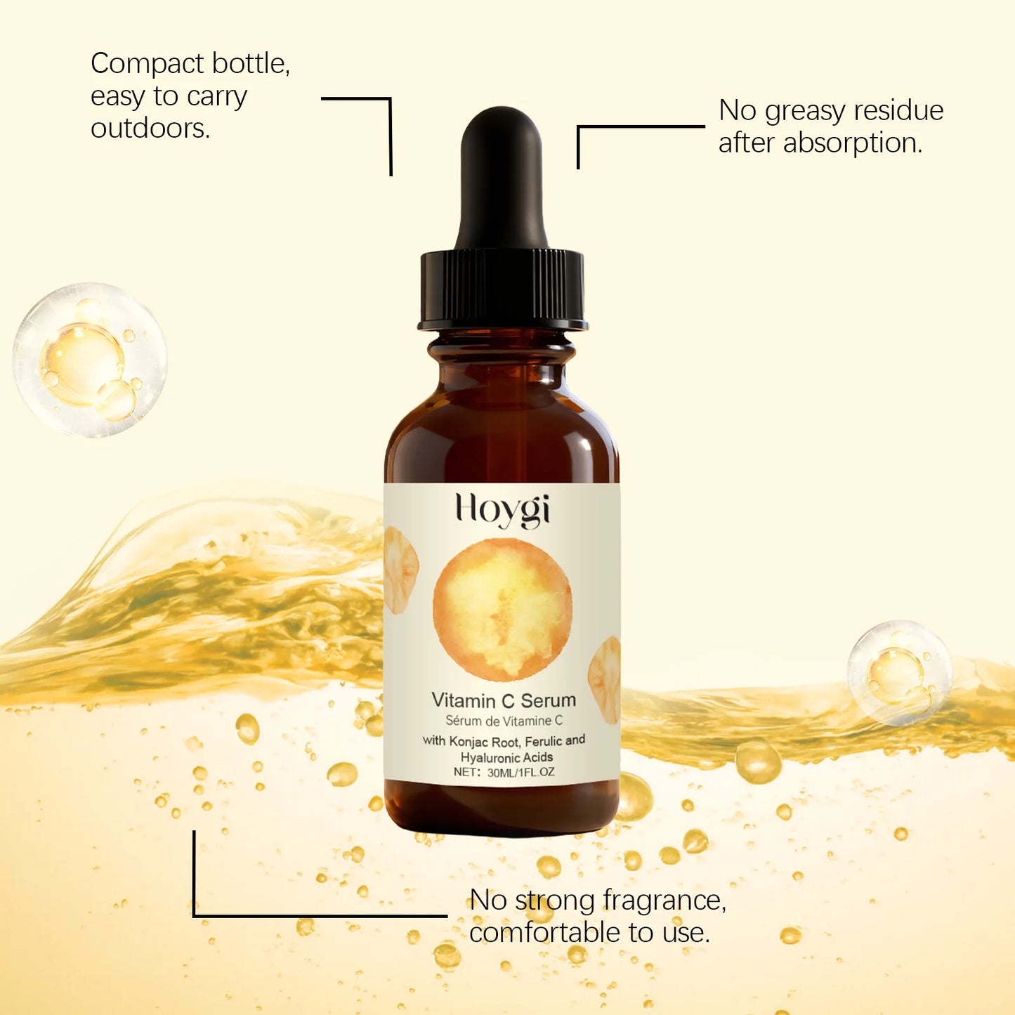 Intense Moisturizing Serum Fast Absorbing Deep Hydration Non Greasy Nourishment Facial Essence for Instant Glowing Skin