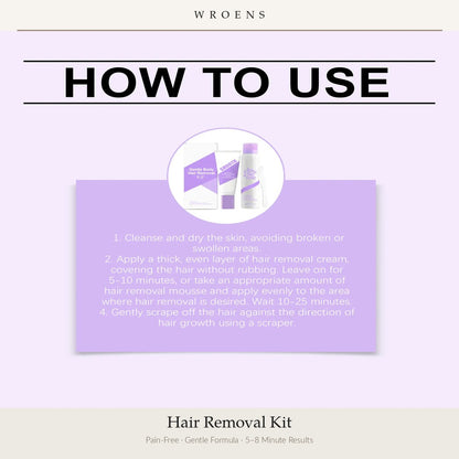 Gentle Hair Removal Kit