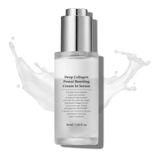 Collagen Booster Serum, Niacinamide & Hyaluronic Acid Skin Renewal Boosting Facial Essence for All Skin Types